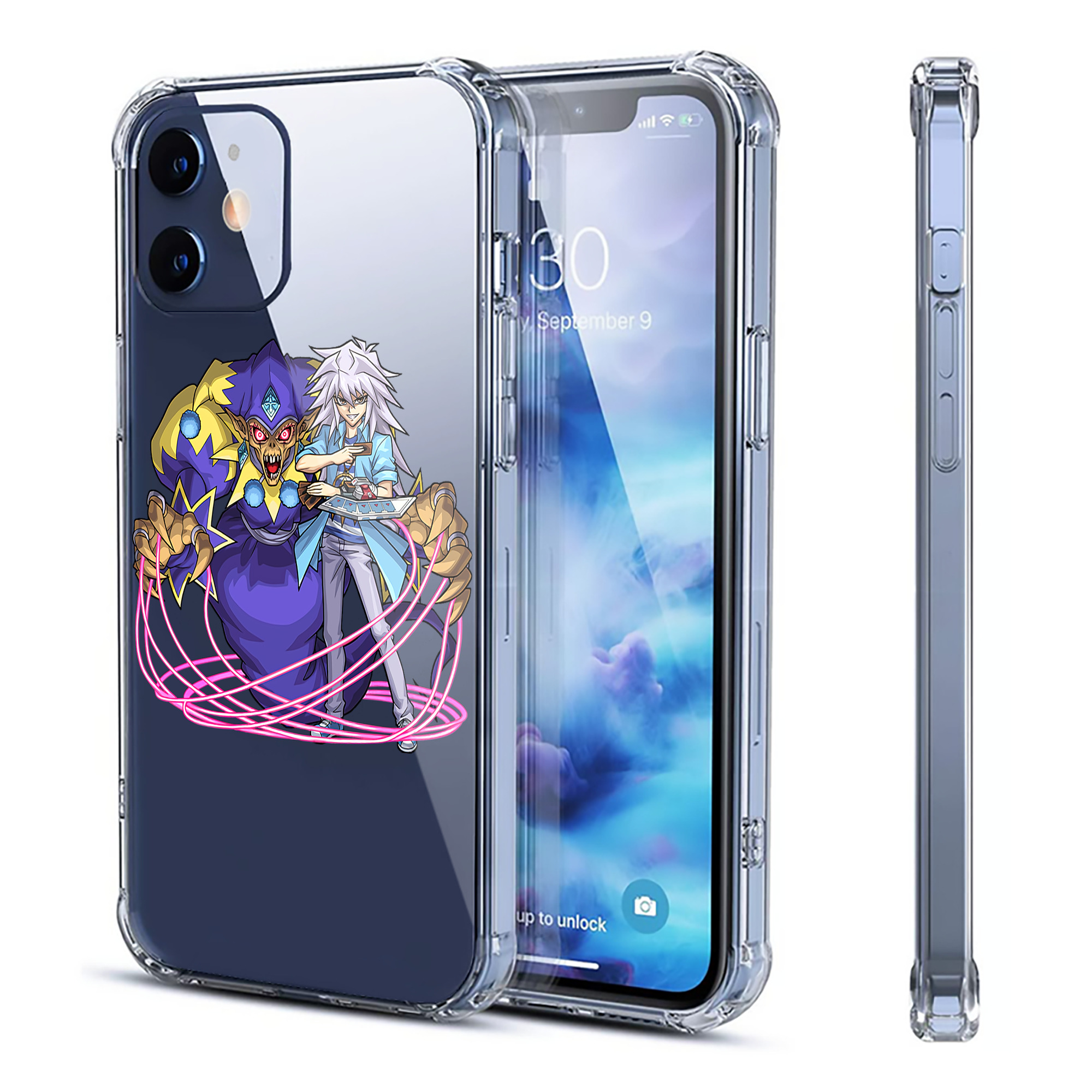 （画像用） 遊☆戯☆王 Yu-Gi-Oh! 【iPhone 12シリーズ対応】透明スマホケース（クリアソフトケース）
